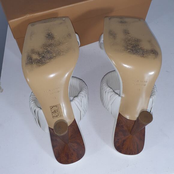 Gia Borghini x RHW Leather Open Toe Sandals - Size 11 - Picture 6 of 6
